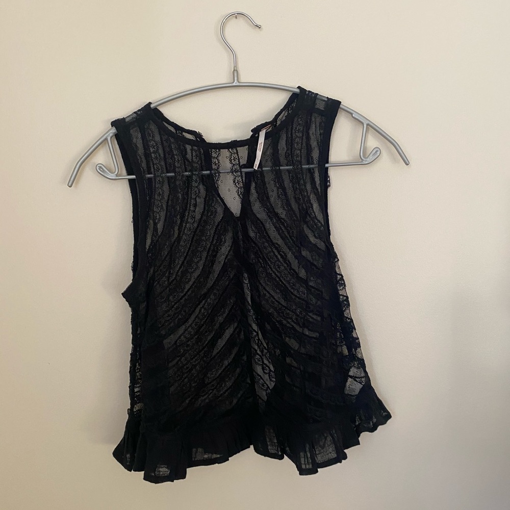 NWOT Free People lace tank top